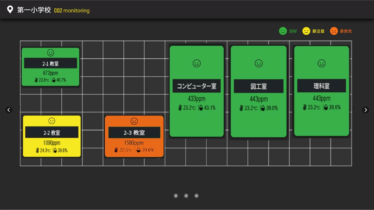 フロアレイアウト画面